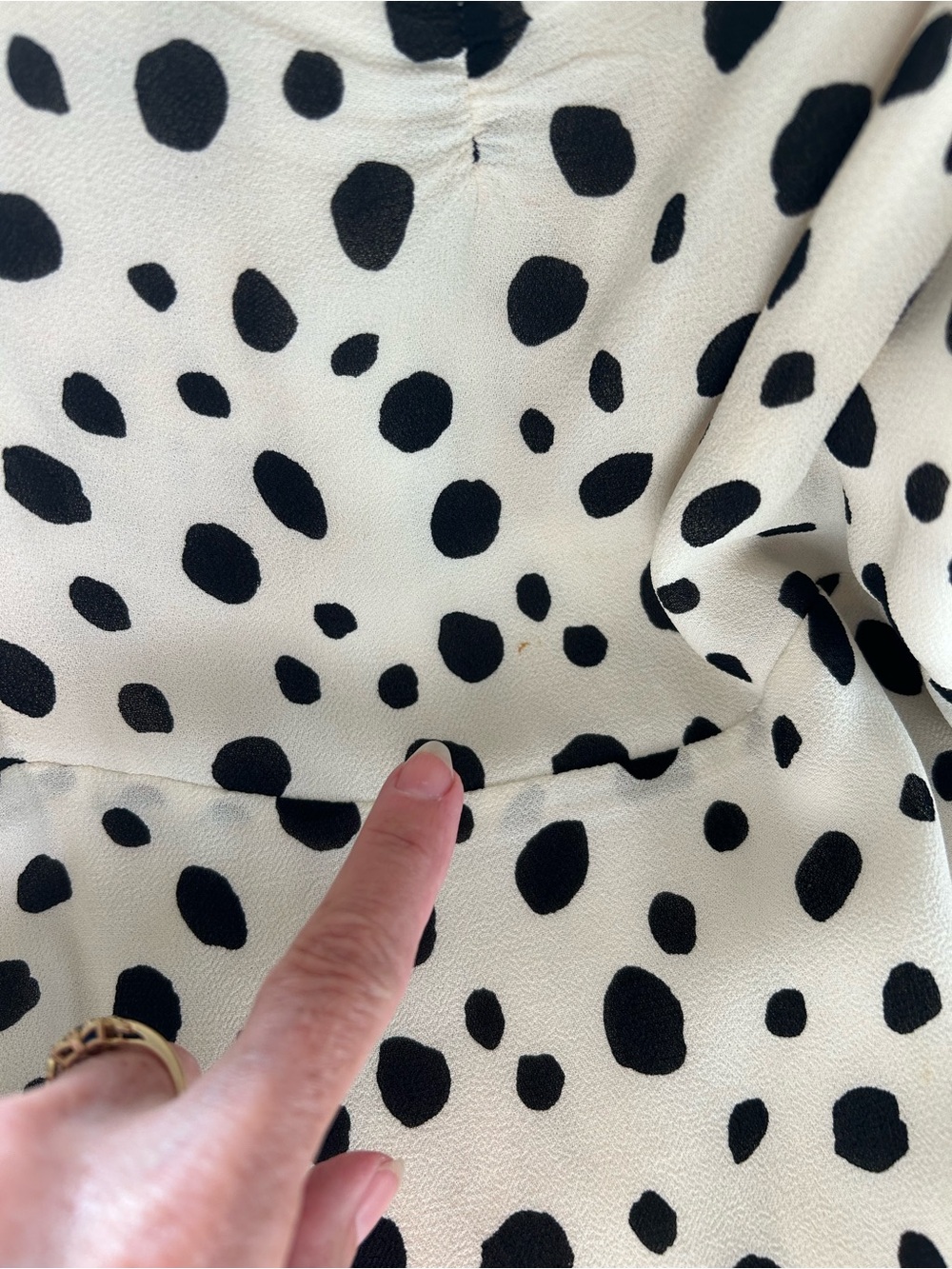 Reformation Odele Dress in Ink Blot size 0 like new!! - Picture 14 of 16